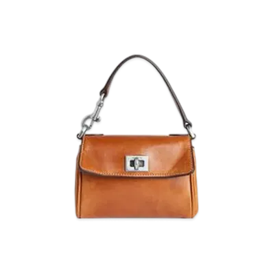 BALENCIAGA Rodeo Micro Bag Charm "Tan Cowboy"