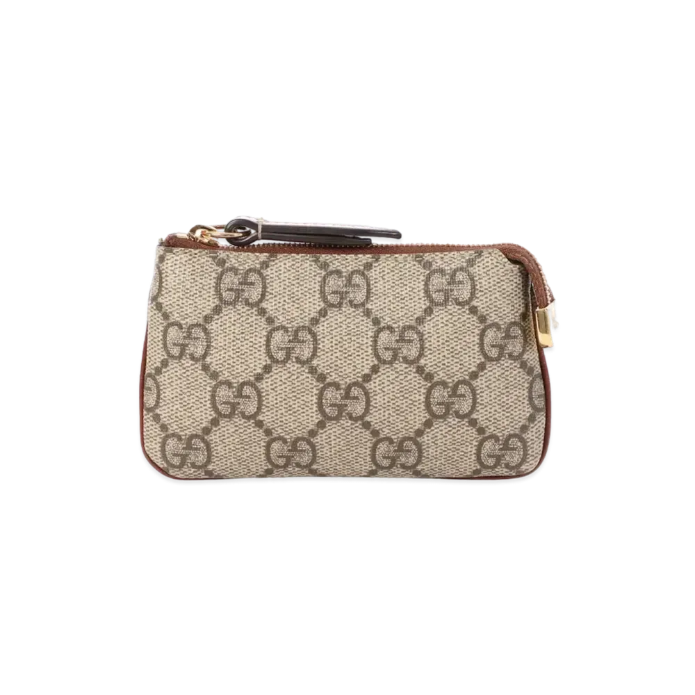 GUCCI GG Supreme Key Coin Case Purse