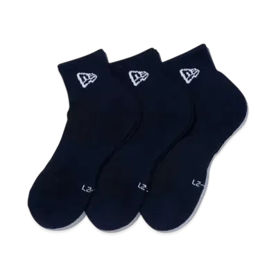 NEW ERA Socks Ankle 3 Pair "Navy"
