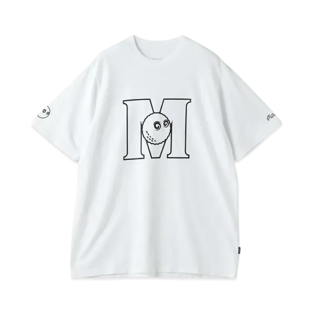 BEAMS x MALBON GOLF Exclusive M Logo Cotton T-Shirt "White"