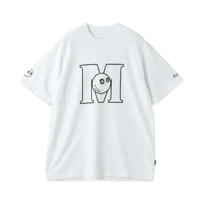 BEAMS x MALBON GOLF Exclusive M Logo Cotton T-Shirt "White"