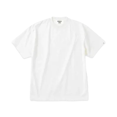 Perfect ribs Basic Short Sleeve T Shirts "White"