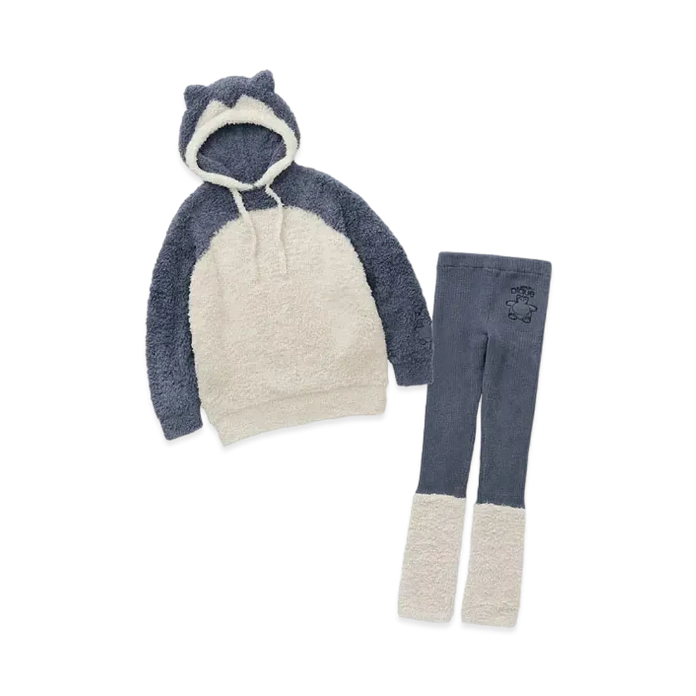 GELATO PIQUE x Pokemon Sleep Gelato Kabigon Hoodie&Leg Warmer Leggings Set "Navy"
