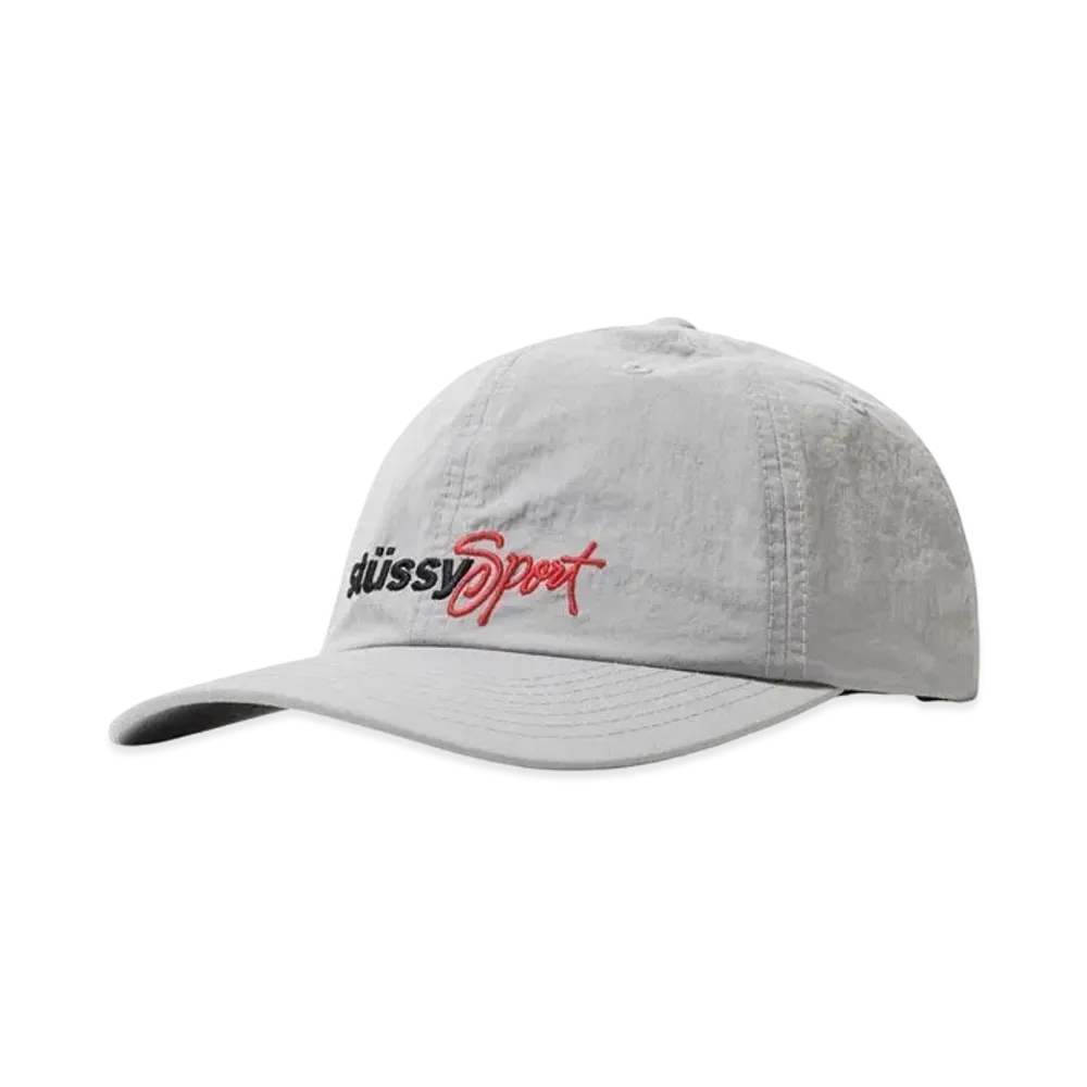 Stussy WASHED NYLON SPORTS CAP "Grey"