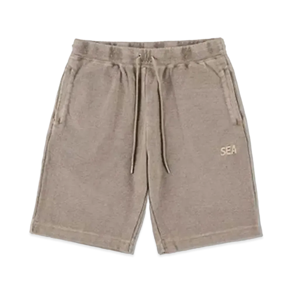 WIND AND SEA SEA (pigment-dye) Pile Shorts "Grege"