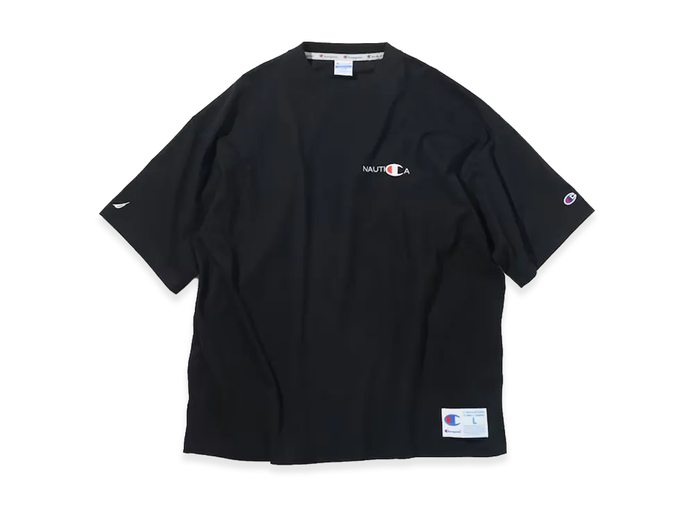 Champion x NAUTICA Embroidered Heavyweight T-Shirt "Black"