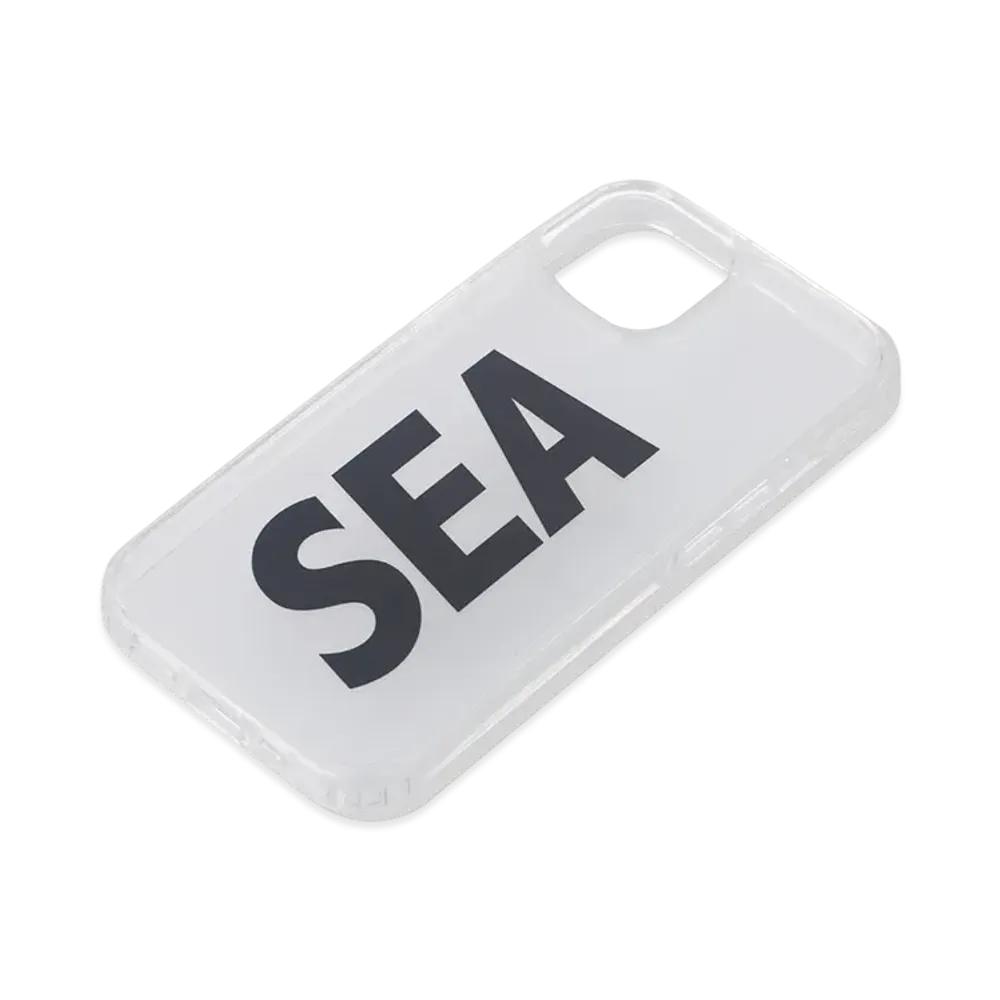 WIND AND SEA Sea Logo Clear Case "Black"