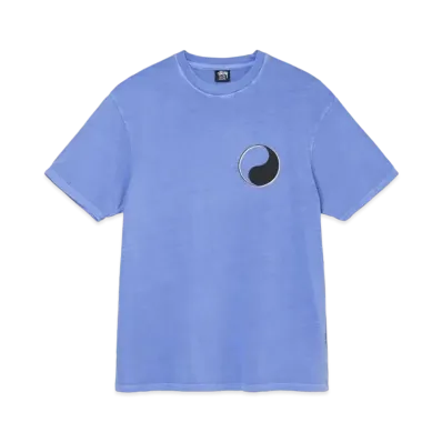 Stussy x OUR LEGACY DROP SHADOW PIG. DYED TEE "Blue"