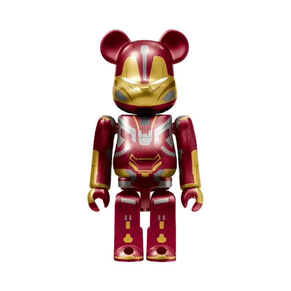 Bearbrick x Marvel Infinity Saga Iron Man Happy Lottery Bearbrick Award 19 [Hulkbuster 2.0] 100% "Multi"