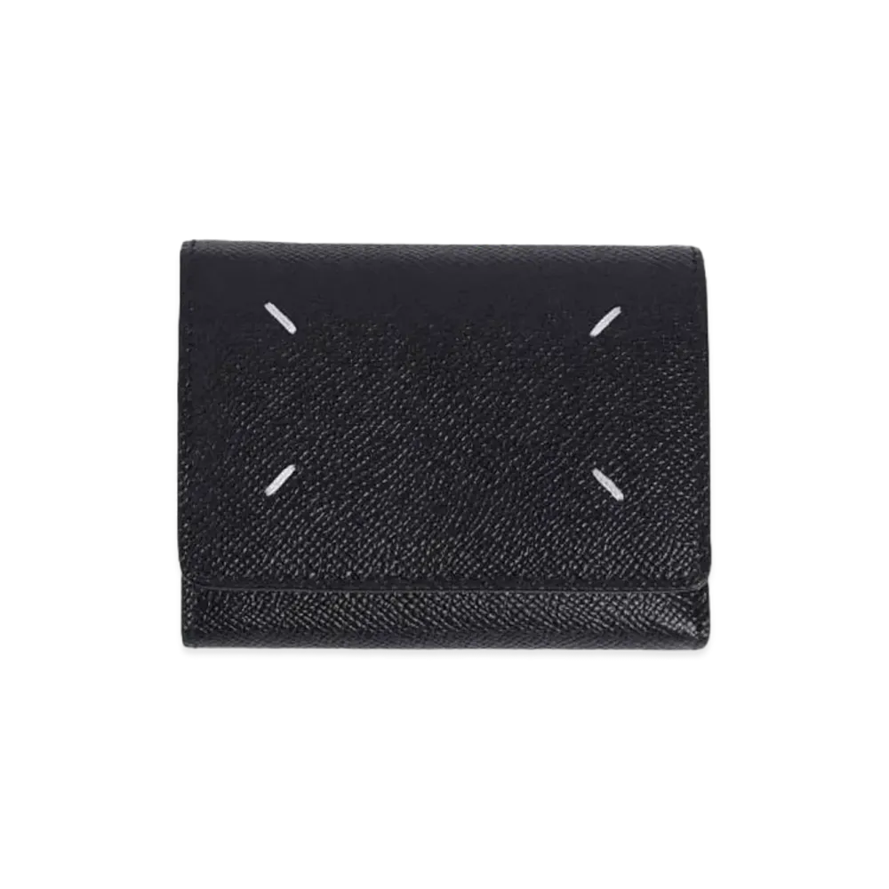 Maison Margiela ZIP COMPACT TRI FOLD "BLACK"