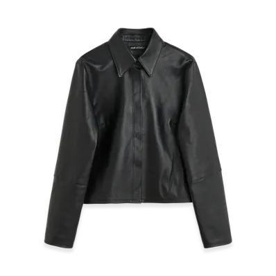 OUR LEGACY Women's Auto Shirt "Black Leather"