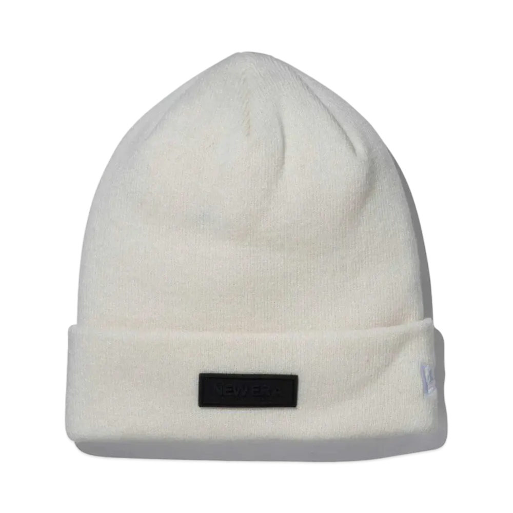 NEW ERA Basic Cuff Knit Rubber Patch "Off White"