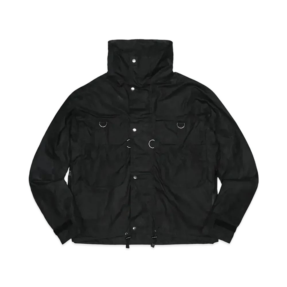 Richardson Waxed Cotton Cropped Parka "Black"