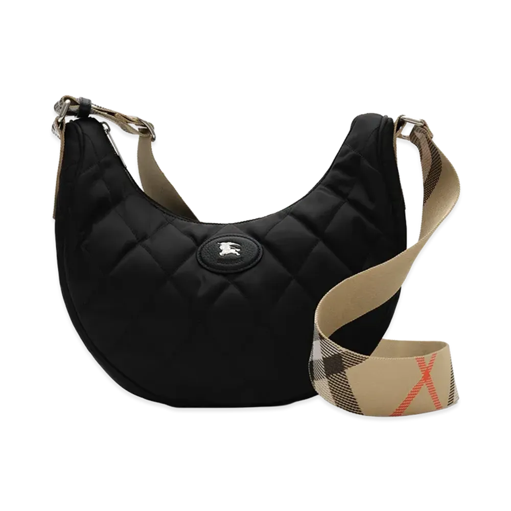 Burberry Large Horseshoe Crossbody Bag "Black"