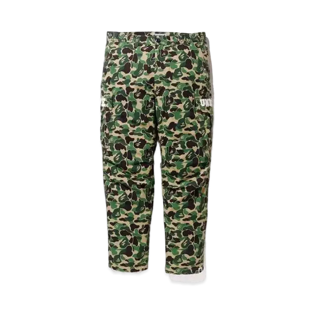 A BATHING APE X Undefeated ABC 6pocket Pants "Green"