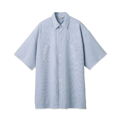 DESCENTE ALLTERRAIN 81 Sucker H/S Shirt "Saxe Stripe"