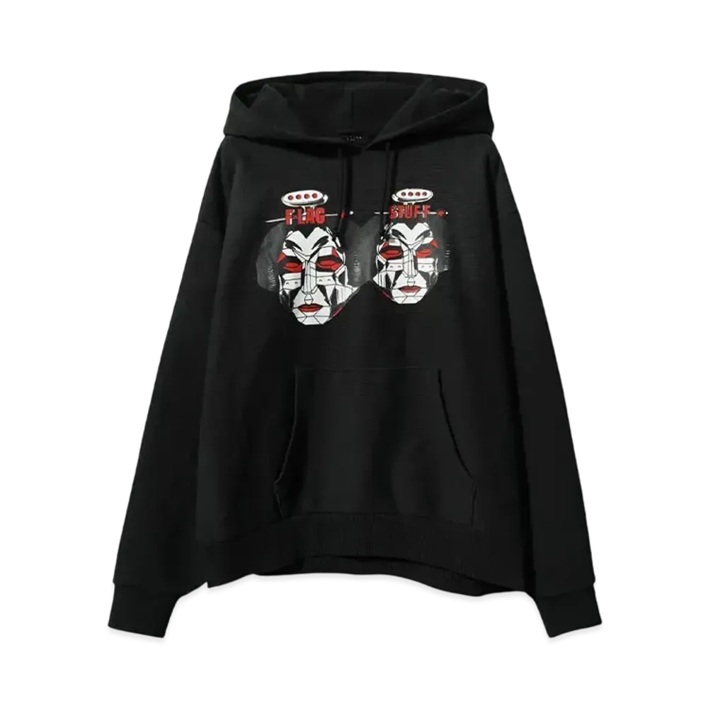 F-LAGSTUF-F GEISHA HOODIE "BLACK"