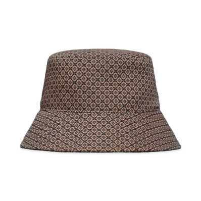 iroquois GEOMETRIC PATTERN BACKET HAT "NAVY"