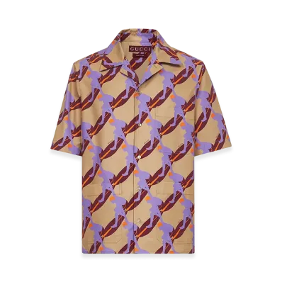 GUCCI 'Twisted Surf' Shirt "Multicolor"