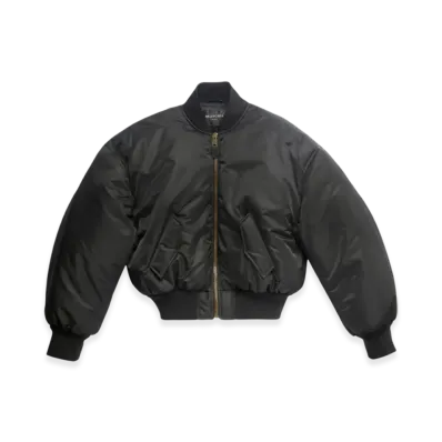 BALENCIAGA Nylon Bomber 23SS "Black"