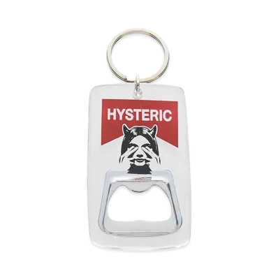 HYSTERIC GLAMOUR See No Evil Bottle Opener Keychain "White"