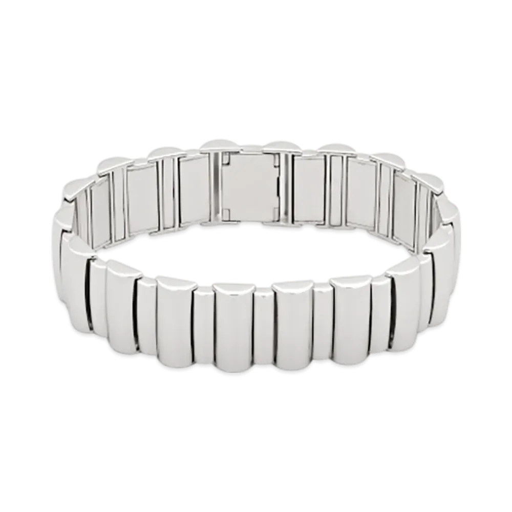 TOM WOOD Dune Bracelet "Silver"
