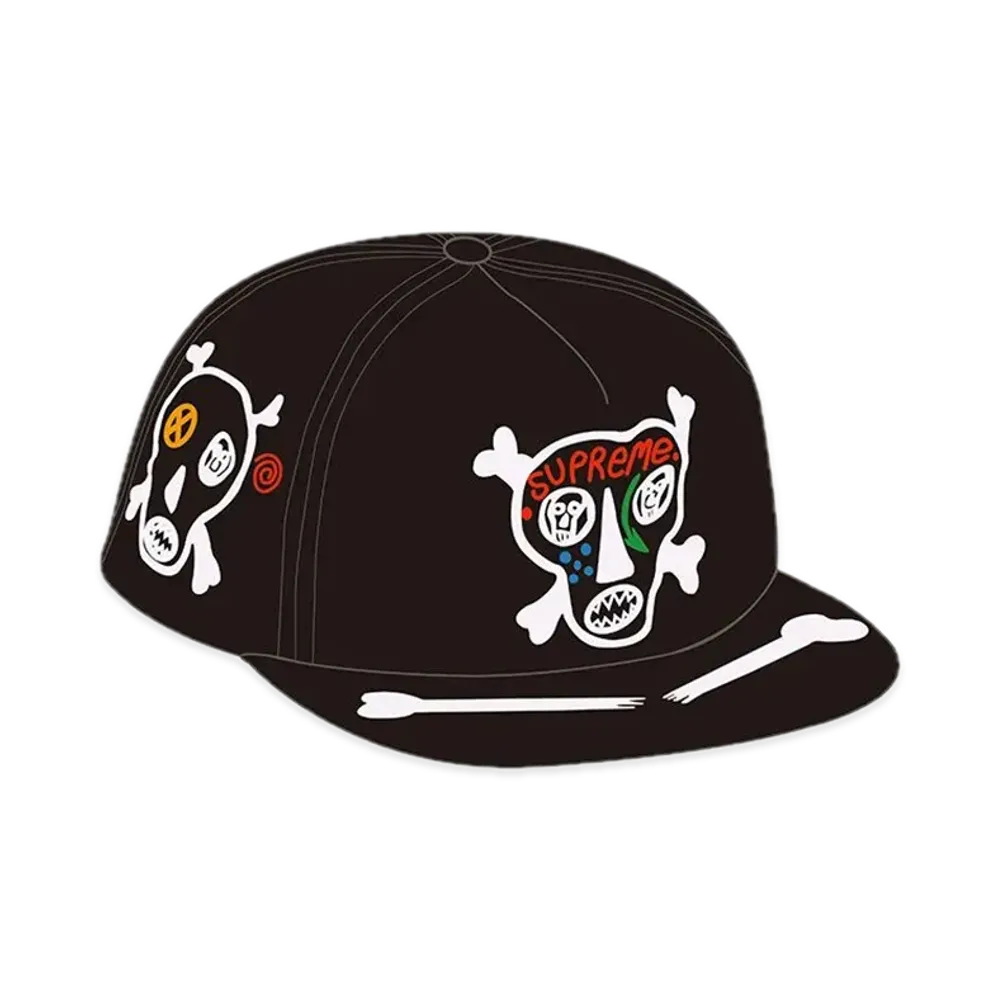 Supreme Clayton Patterson Skulls 5-Panel "Black"