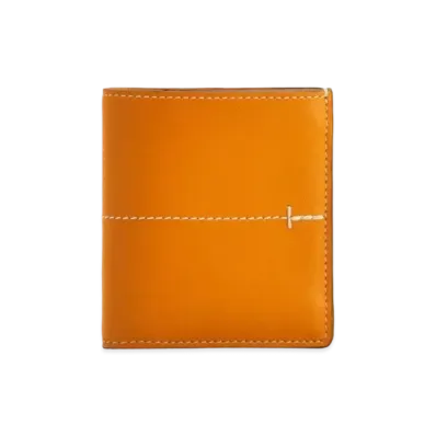 TOD'S Leather Wallet "Orange"