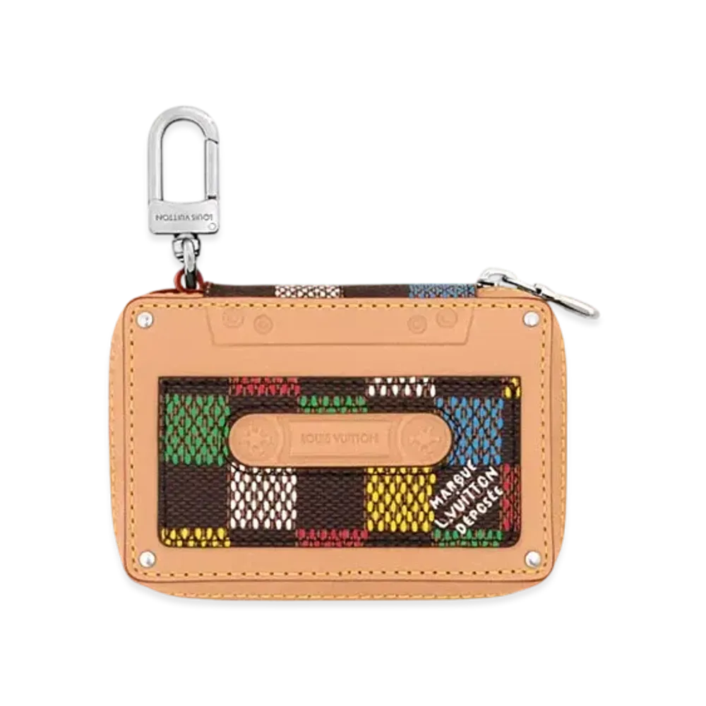 Louis Vuitton LV Tape Key Holder and Bag Charm "Multicolor"