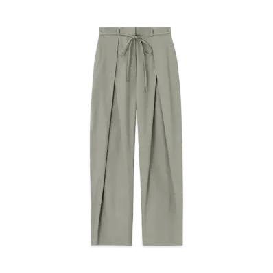 Paul Smith Women's Waist Cord Cocoon Pants "GrayishBlue"