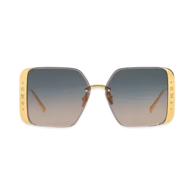 Louis Vuitton LV Moon Metal Square Sunglasses "Gold"