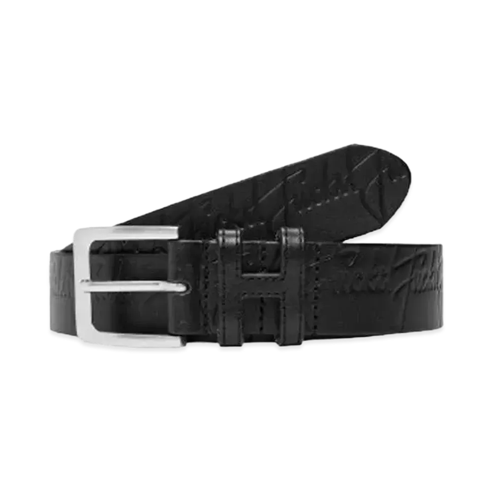 HUF Fall 24 Fuck It Leather Belt "Black"