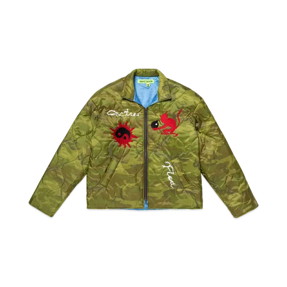 Cactus Plant Flea Market Cpfm Flea Racing Camo Jacket "Green"
