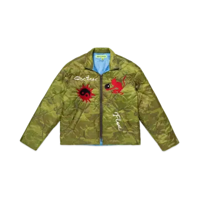 Cactus Plant Flea Market Cpfm Flea Racing Camo Jacket "Green"