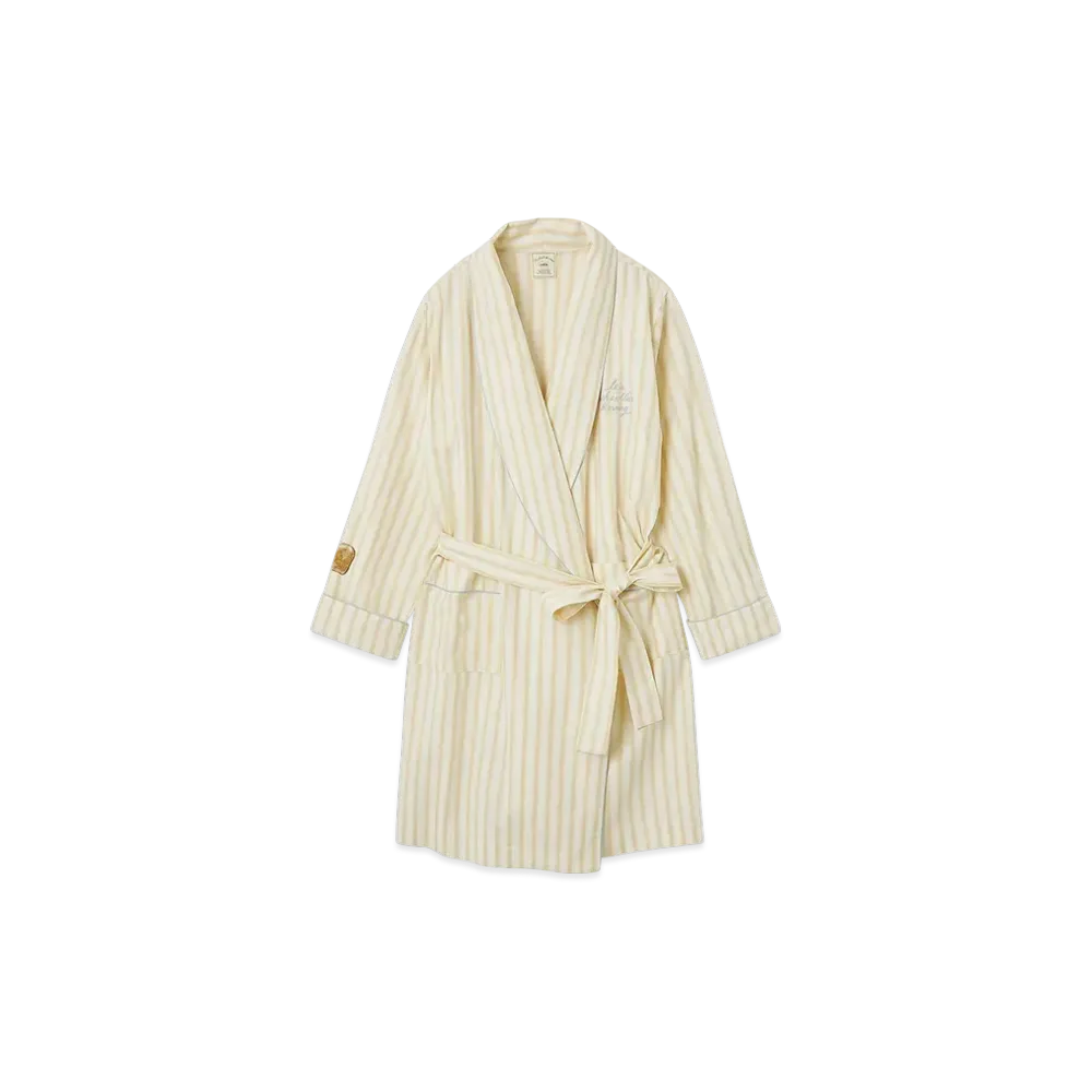 GELATO PIQUE Morning Striped Gown "Yellow"