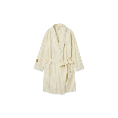 GELATO PIQUE Morning Striped Gown "Yellow"