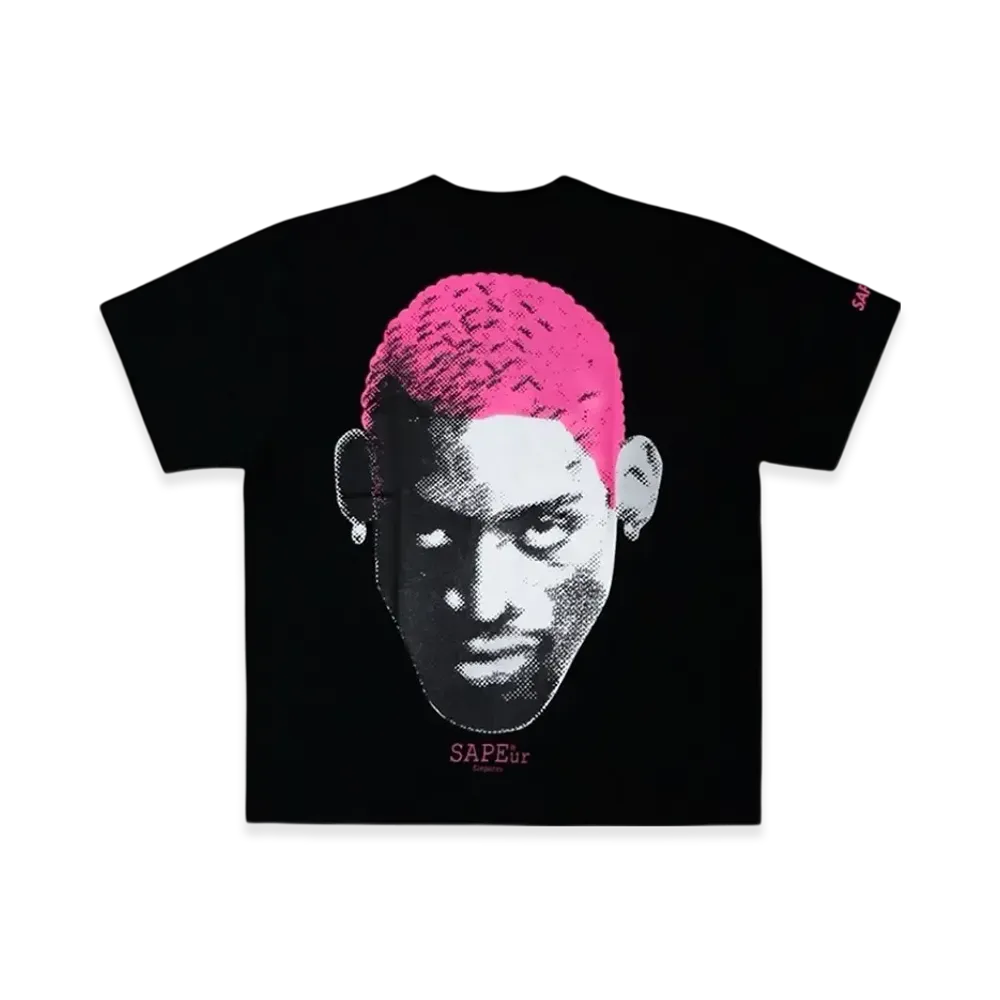 SAPEur Archive Series Neon Pink Head S/S Tee "Black"
