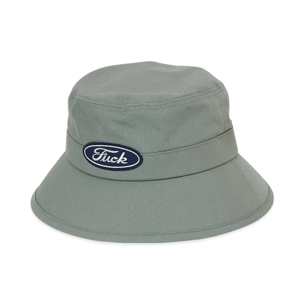 HYSTERIC GLAMOUR F**K Patch Adventure Hat "Gray"