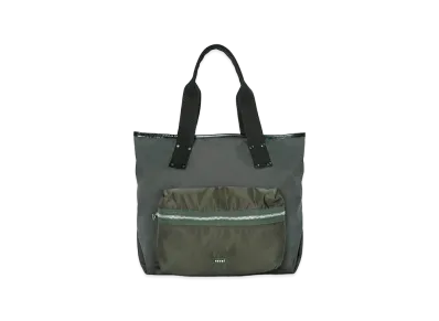 sacai Pocket Tote Bag Large "Dark Khaki"