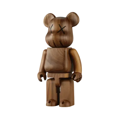 MEDICOM TOY "BEARBRICK" -WWT- No.000 WORLD WIDE TOUR KAWS 400%