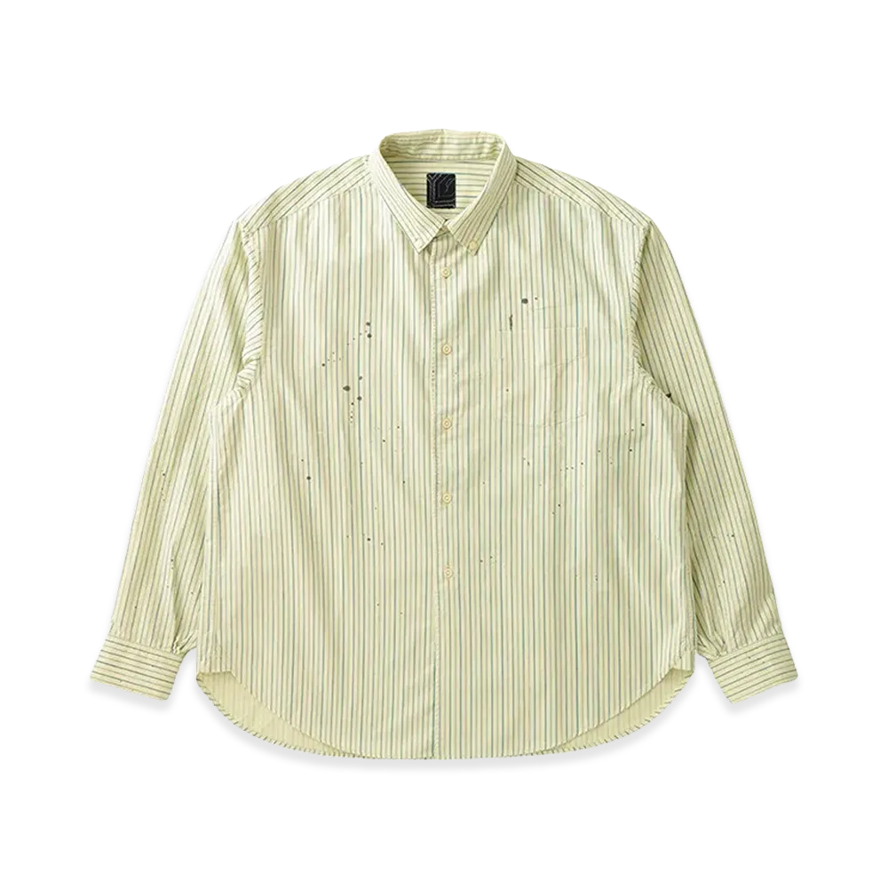 visvim BEILER OX SHIRT L/S "Yellow Stripe"