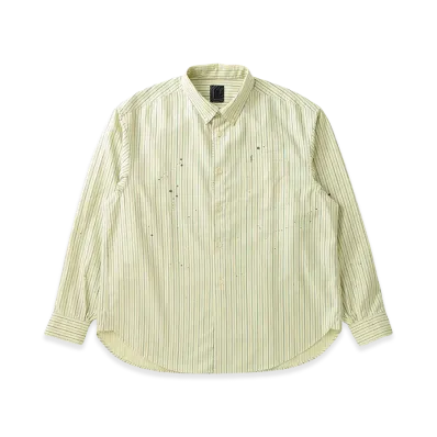 visvim BEILER OX SHIRT L/S "Yellow Stripe"
