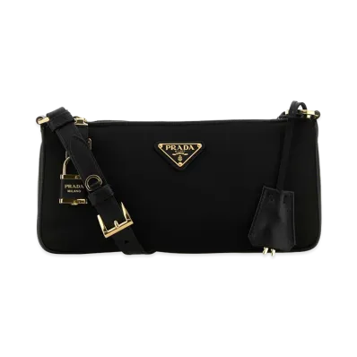PRADA Wonen's Re-Nylon Crossbody Bag "Black"
