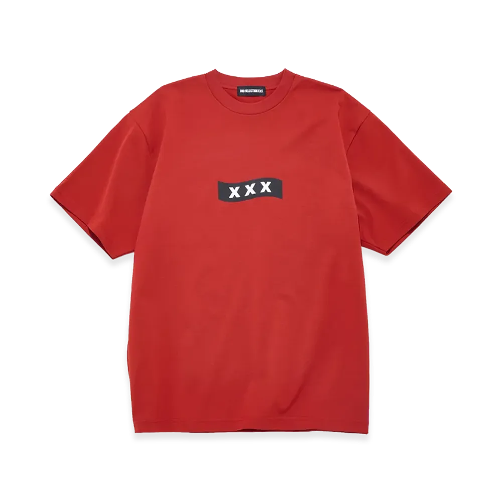 GOD SELECTION XXX Box Logo Tee GX-S26-ST-12 "Red"