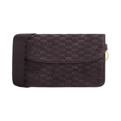 Kith Monogram Suede Envelope K20 Bag "Incognito"