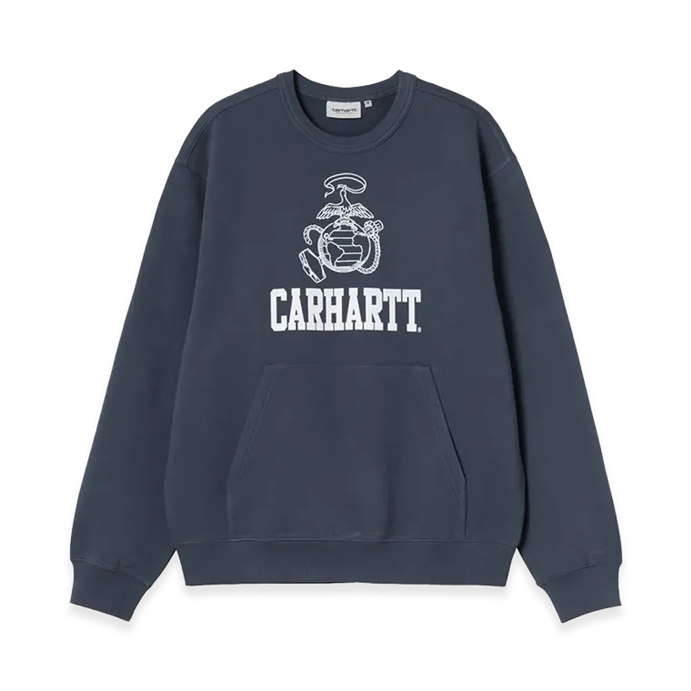 Carhartt WIP Pond Corps Sweat "Blue"