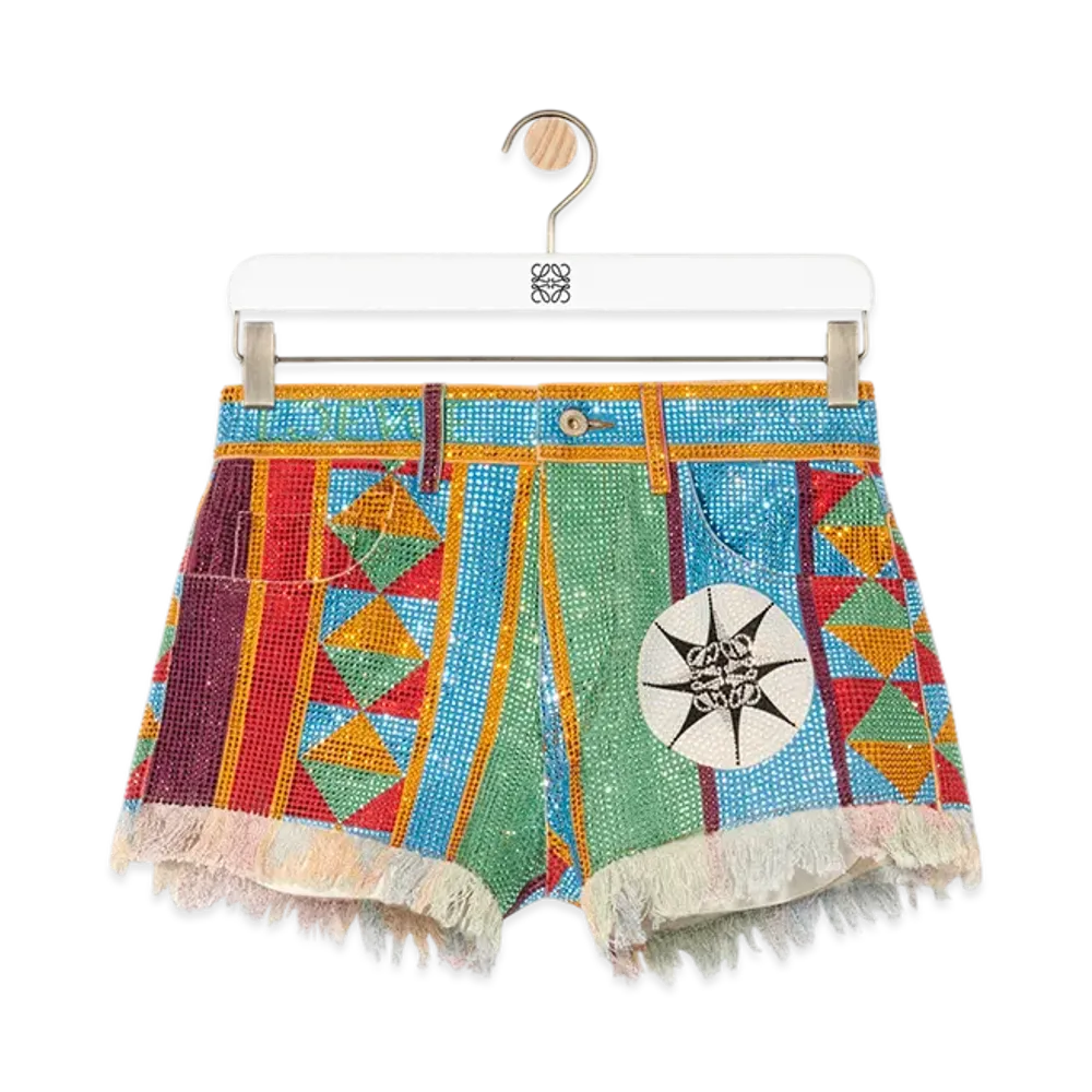 LOEWE Embellished Shorts "Multicolor"