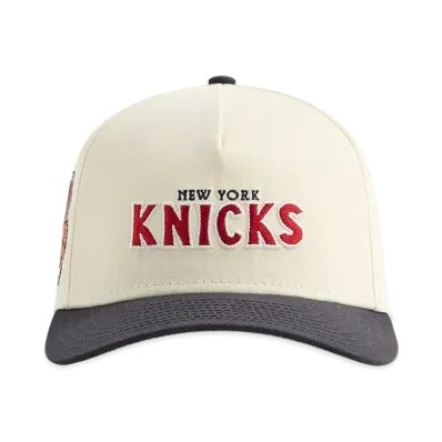 Kith x New Era for the New York Knicks Twill 9FORTY M Crown Snapback "Sandrift"