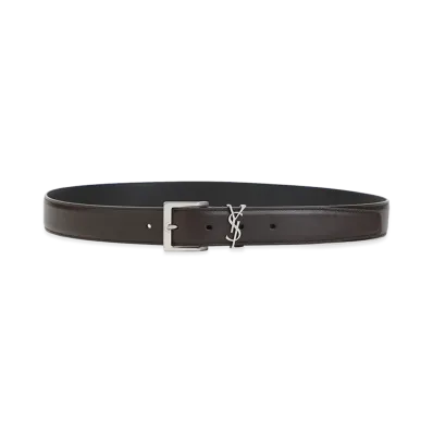 Saint Laurent "Cassandre Vadim" Belt "Brown"
