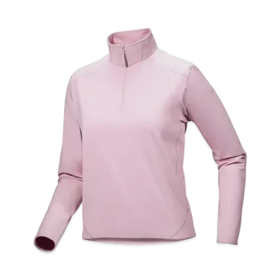 ARC'TERYX Women's Kyanite Lightweight Zip Neck X000006418 "Alpine Rose"
